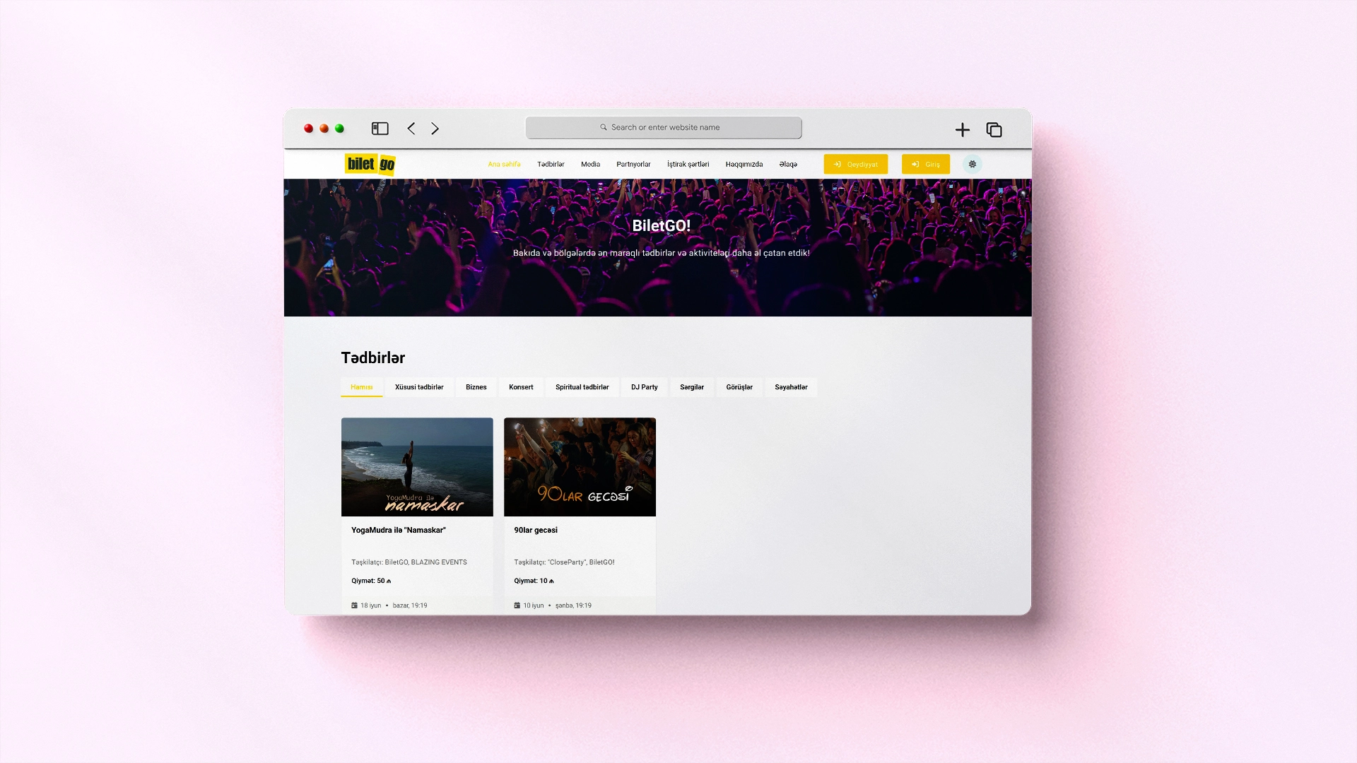 BiletGo bilet satışı platforması — 1