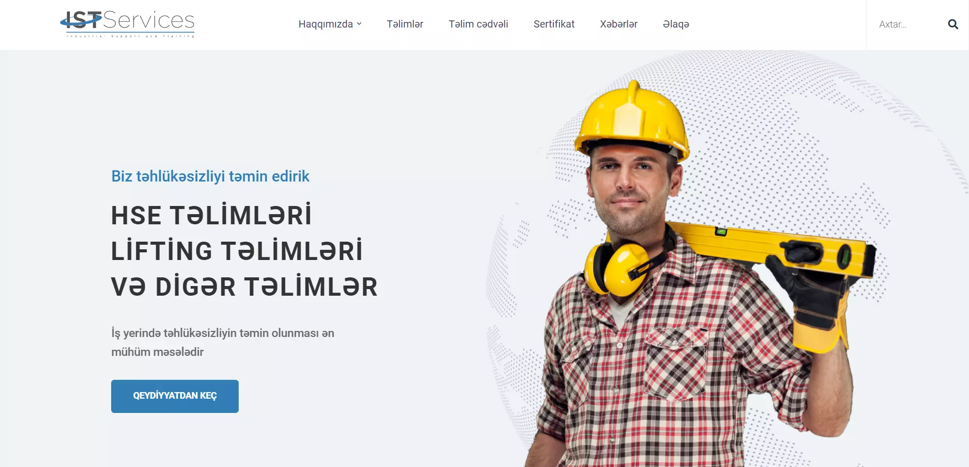 IST Services şirkəti üçün veb sayt — 1