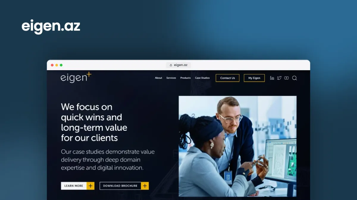 Website for Eigen Azerbaijan – 3