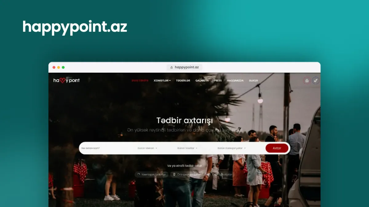 Веб-сайт для компании HappyPoint – 3
