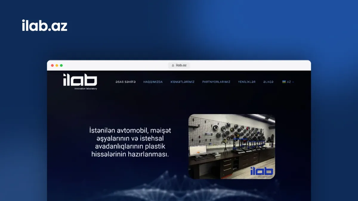 Веб-сайт для компании Ilab 3D Print – 3