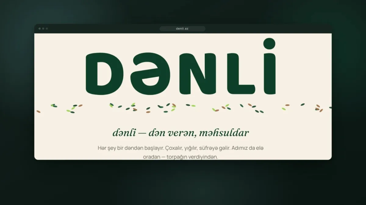 Dənli Düyü Brendi üçün Premium Animasiyalı Veb Sayt – 3