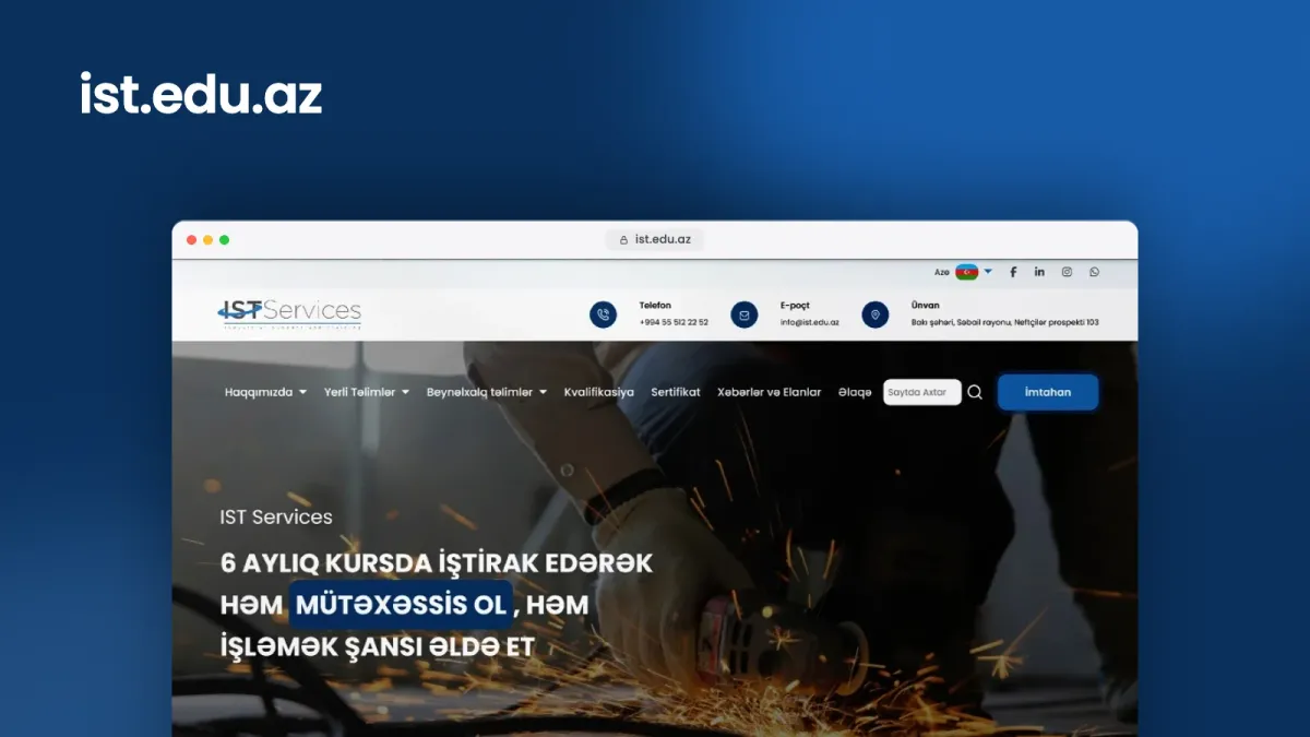 Официальный сайт компании IST Services – 3