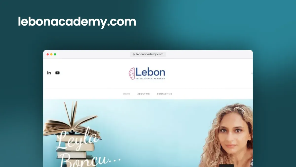 Веб-сайт для LebonAcademy — тренинги по психологии и саморазвитию – 3