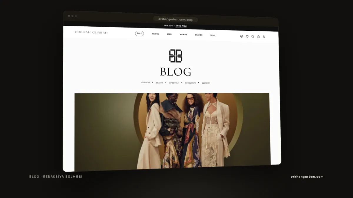 Multilingual E-Commerce Website for Luxury Fashion Retailer Orkhan Gurban – 3