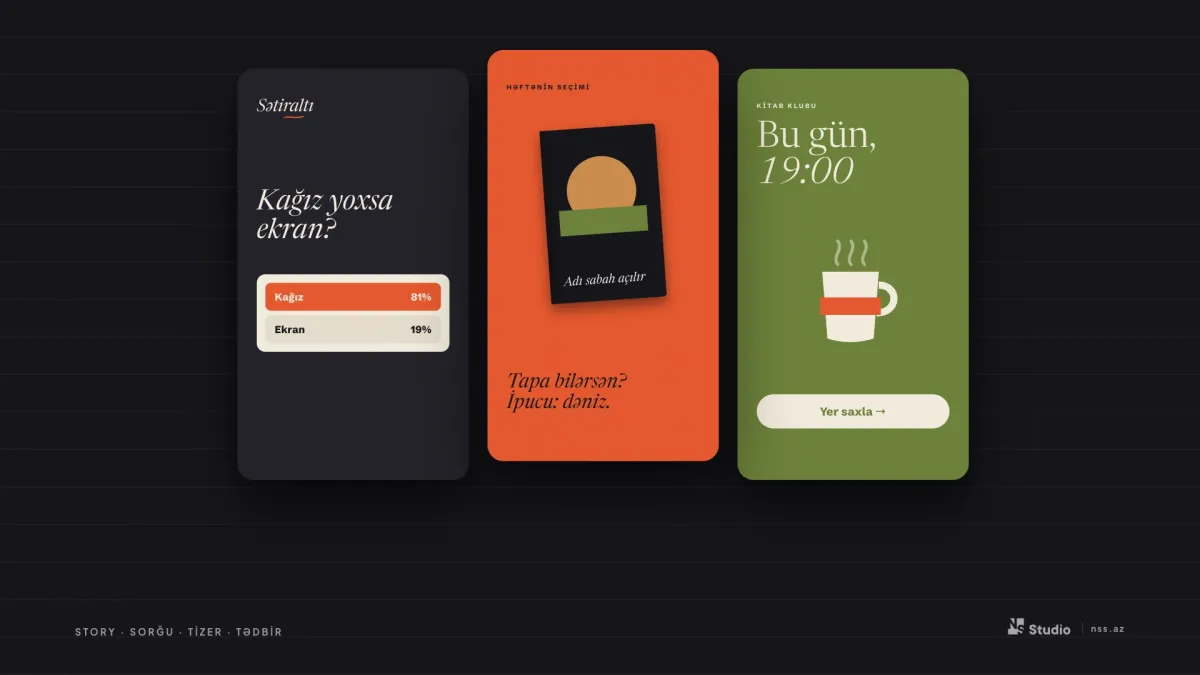 Sətiraltı — SMM-концепция книжного кафе – 3