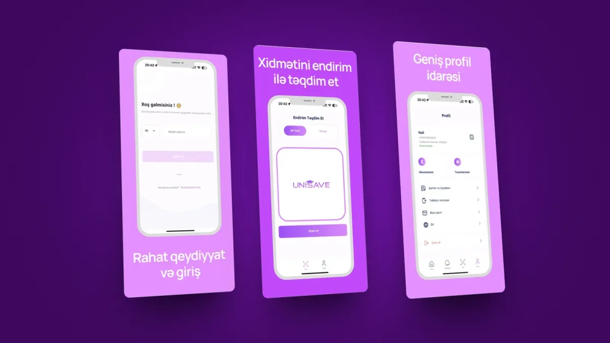 Unisave Partner partnership app – 3