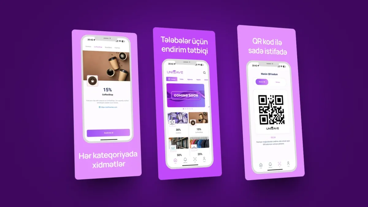 Unisave tələbə endirimi mobil tətbiqi – 3