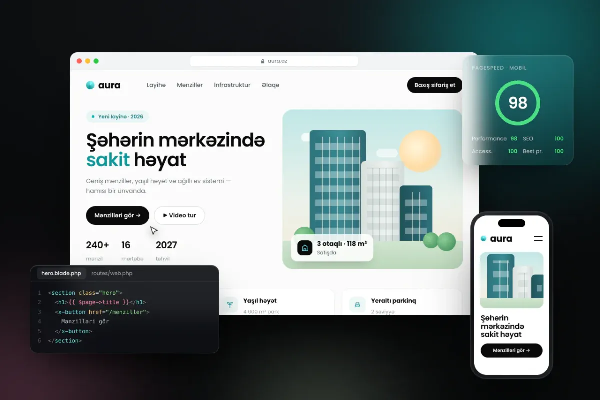 Veb Saytların Hazırlanması — NS Studio