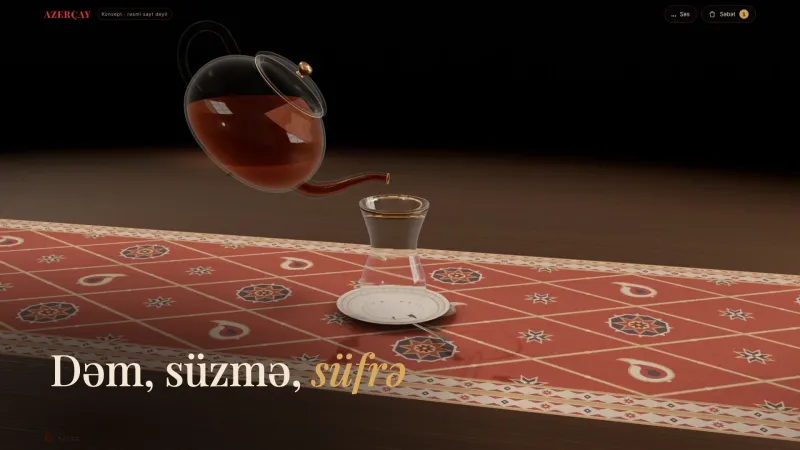 Azerçay — scroll hekayəli konsept sayt – 4