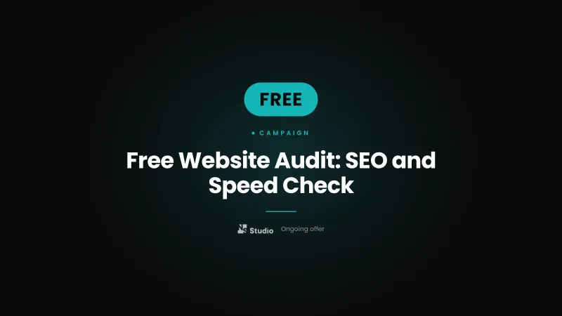 Free Website Audit: SEO and Speed Check