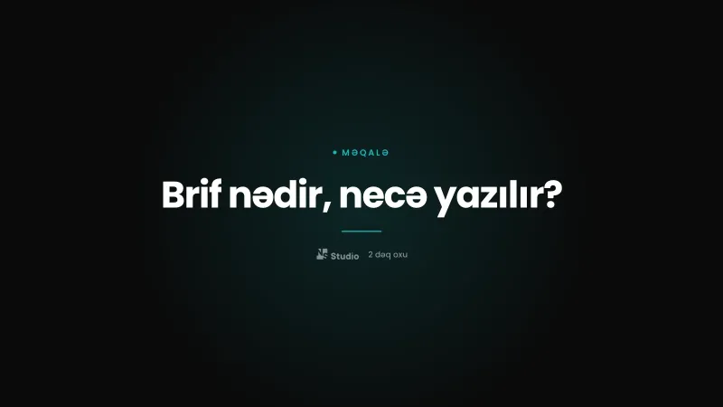 Brif nədir, necə yazılır?