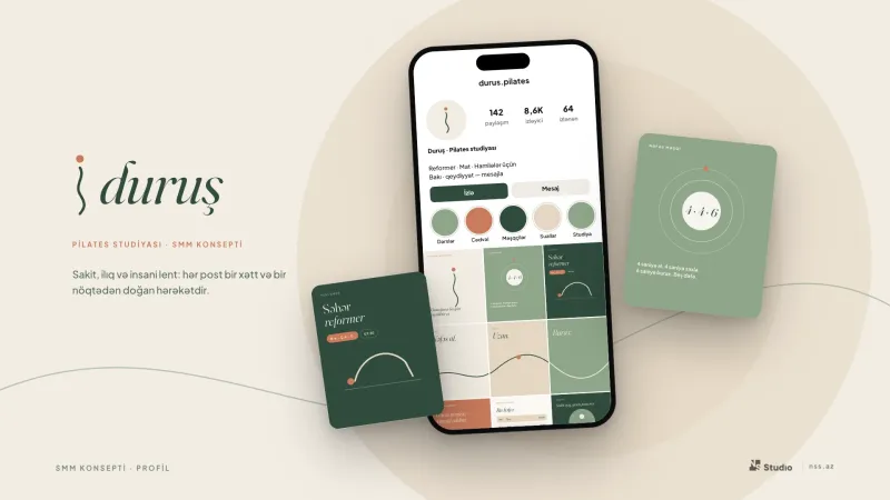 Duruş — SMM Concept for a Pilates Studio