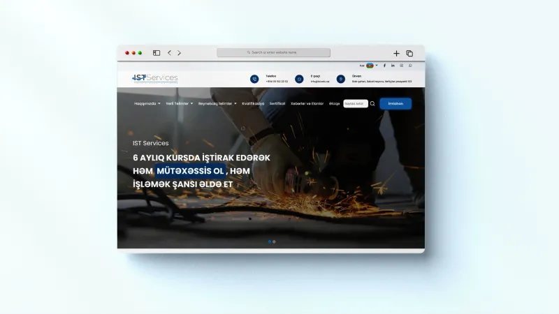 Официальный сайт компании IST Services