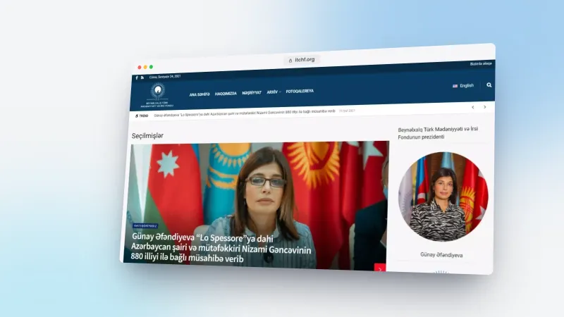 Сайт Международного фонда тюркской культуры и наследия – 2
