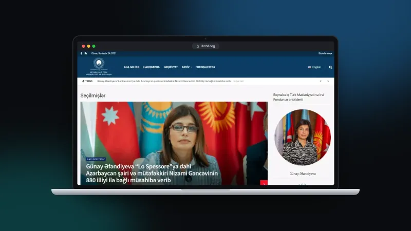 Сайт Международного фонда тюркской культуры и наследия – 1