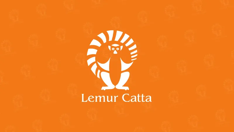 Дизайн логотипа для кафе Lemur Catta
