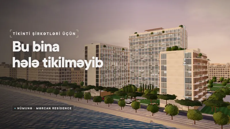 Mərcan Residence — 3D Sales Website Concept – 1