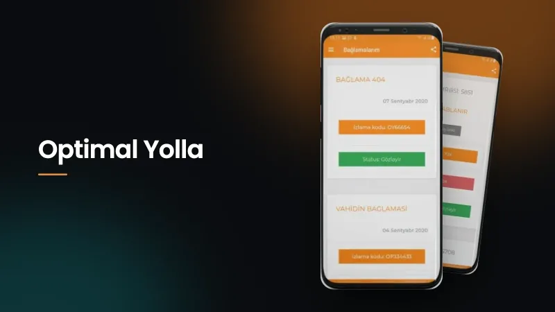 Optimal Yolla karqo şirkəti üçün mobil tətbiq – 1