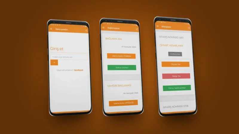 Optimal Yolla karqo şirkəti üçün mobil tətbiq – 2