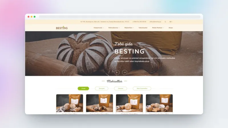 Besting qida xammalı istehsalçısı üçün SEO əməliyyatı
