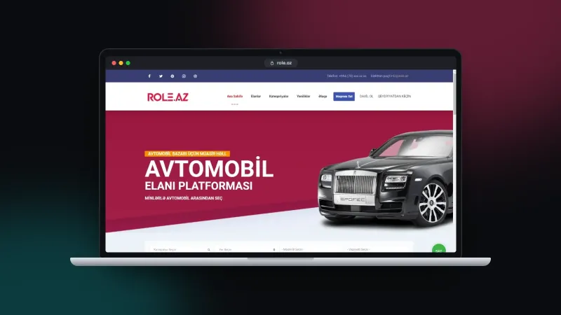 Role.az avtomobil satışı portalı – 1