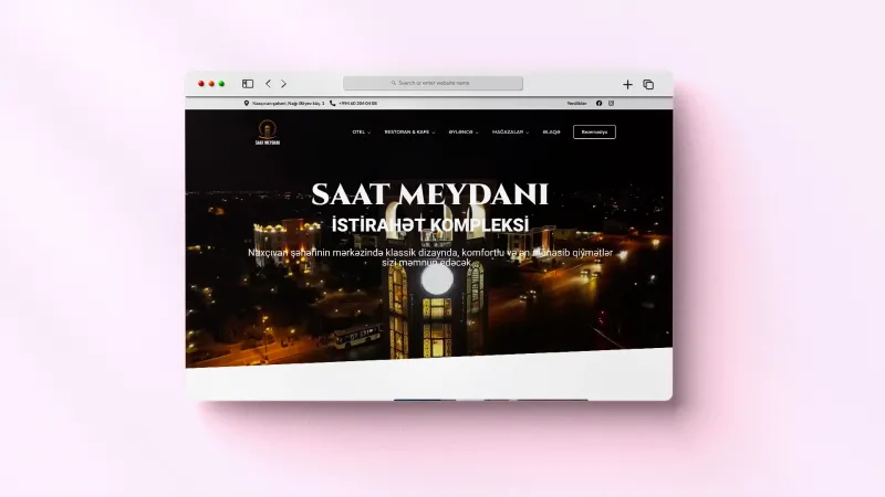 Saat Meydanı üçün rəsmi veb sayt