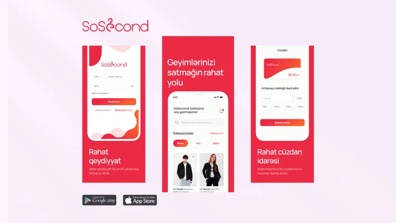 Мобильное приложение SoSecond для одежды секонд-хенд