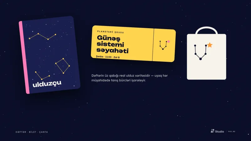 Ulduzçu — astronomiya klubu üçün brend konsepti – 5