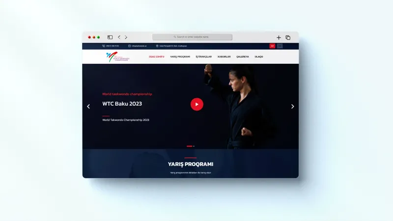 Веб-сайт Чемпионата мира по тхэквондо 2023